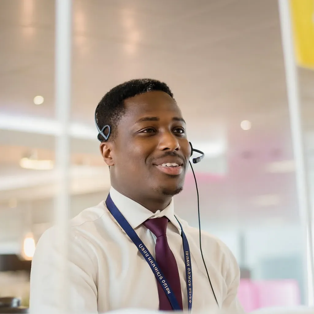 Professional workplace setting